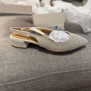 NWT A New Day Elle Rhinestone Slingback Heels Size 7